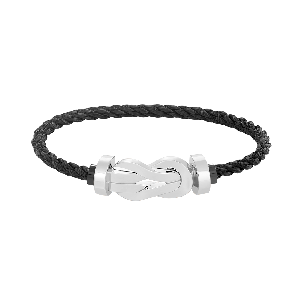 ¡®Dream¡¯CHANCE LARGE 8 FIGURE BUCKLE NO DIAMOND BRACELET SILVER
