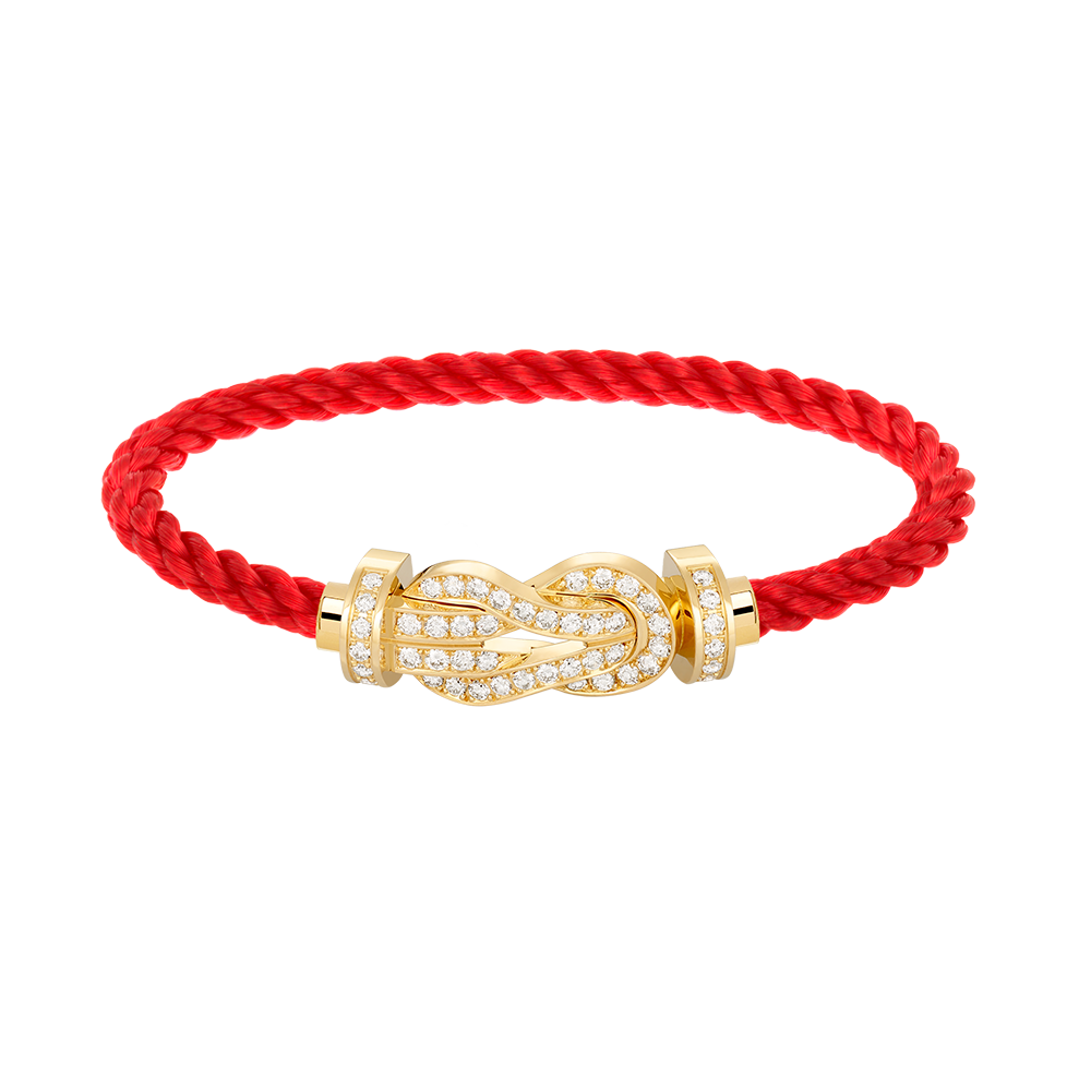 ¡®Dream¡¯CHANCE LARGE 8 FIGURE BUCKLE FULLDIAMOND BRACELET GOLD