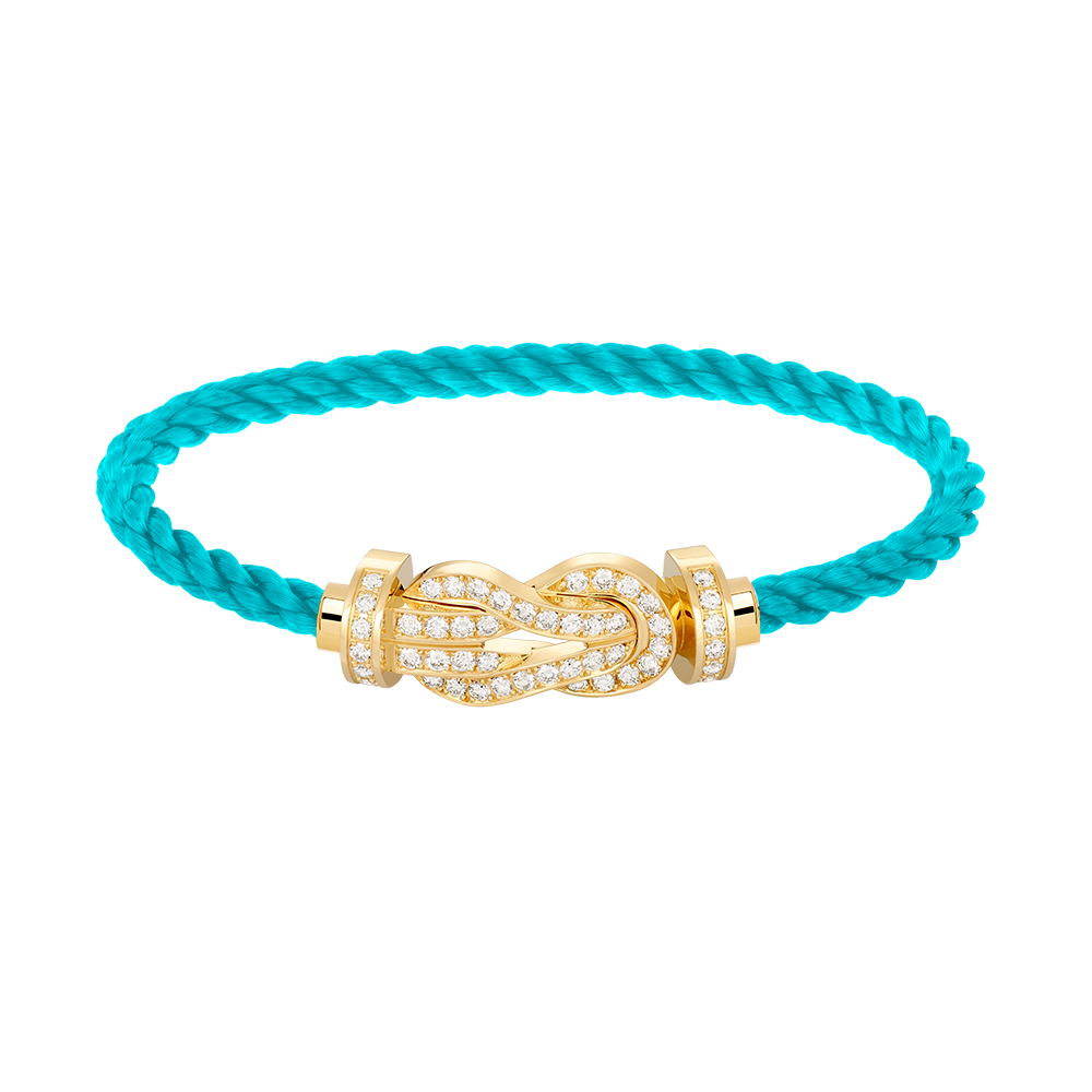 ¡®Dream¡¯CHANCE LARGE 8 FIGURE BUCKLE FULLDIAMOND BRACELET GOLD