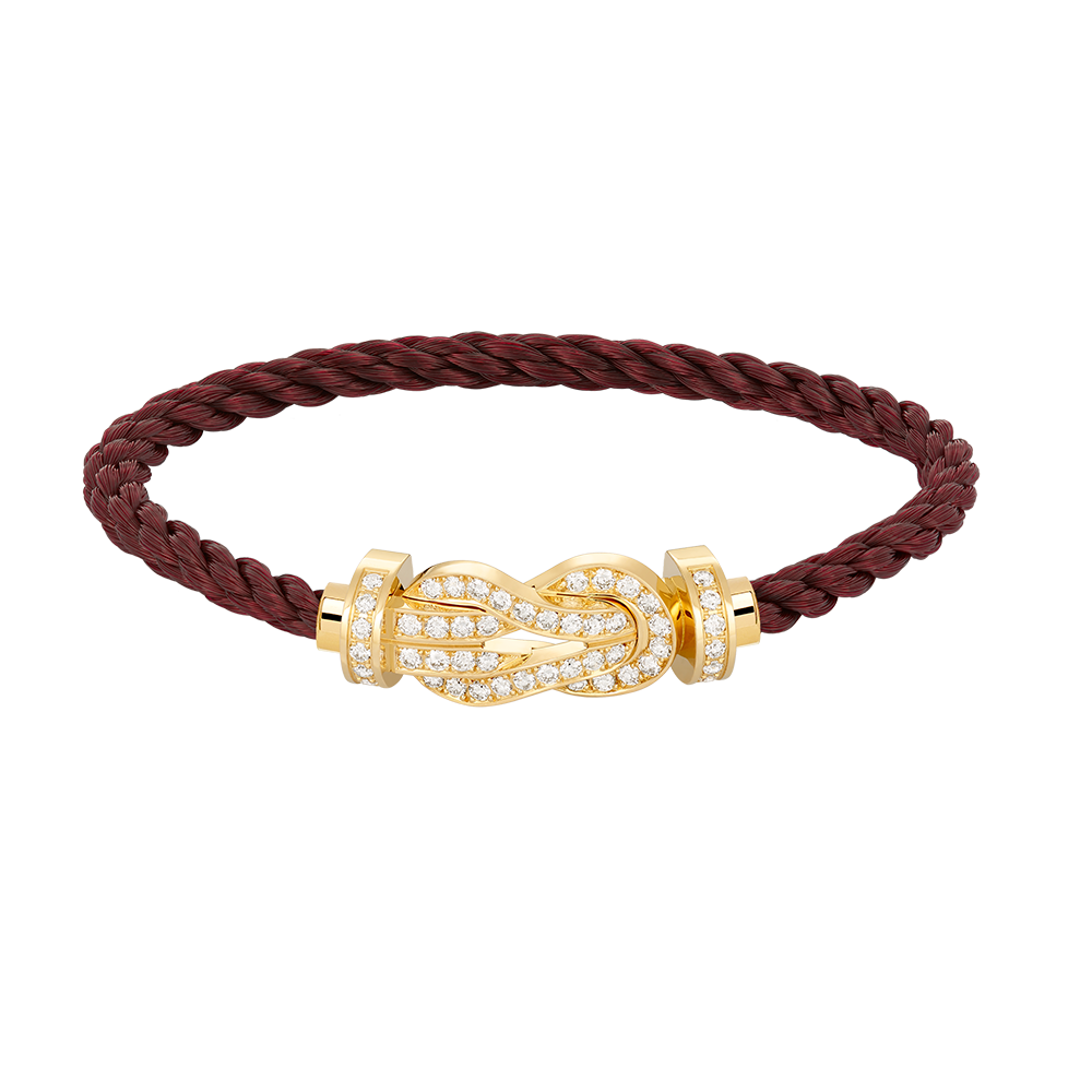 ¡®Dream¡¯CHANCE LARGE 8 FIGURE BUCKLE FULLDIAMOND BRACELET GOLD