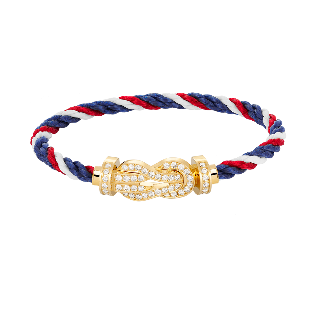 ¡®Dream¡¯CHANCE LARGE 8 FIGURE BUCKLE FULLDIAMOND BRACELET GOLD