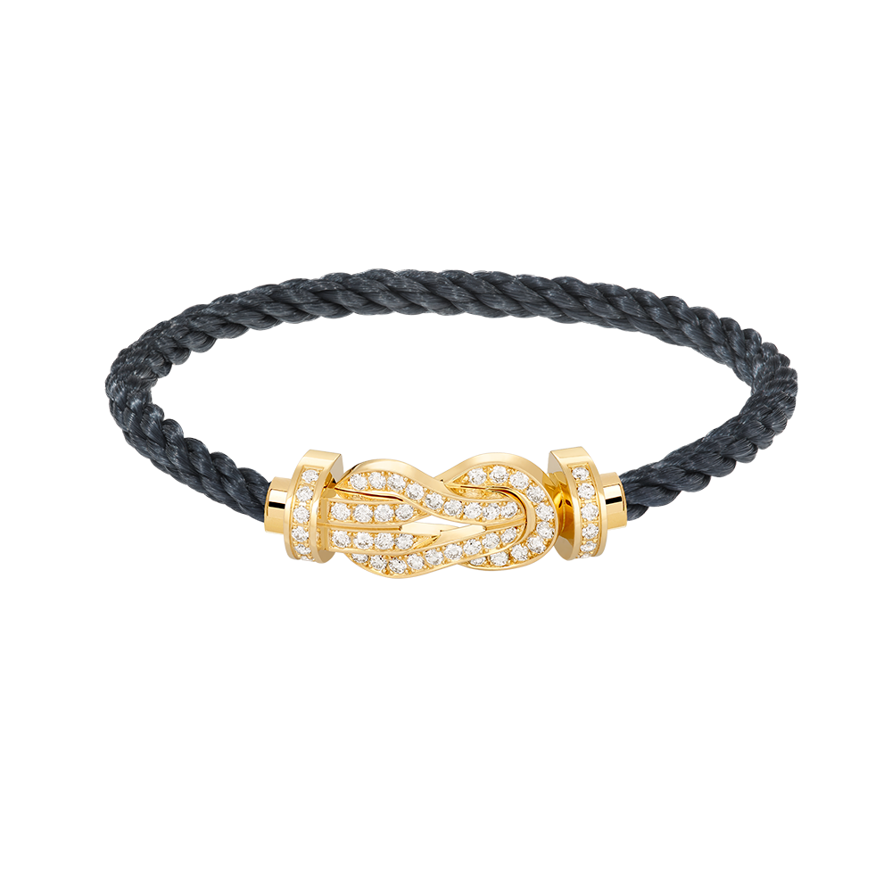 ¡®Dream¡¯CHANCE LARGE 8 FIGURE BUCKLE FULLDIAMOND BRACELET GOLD
