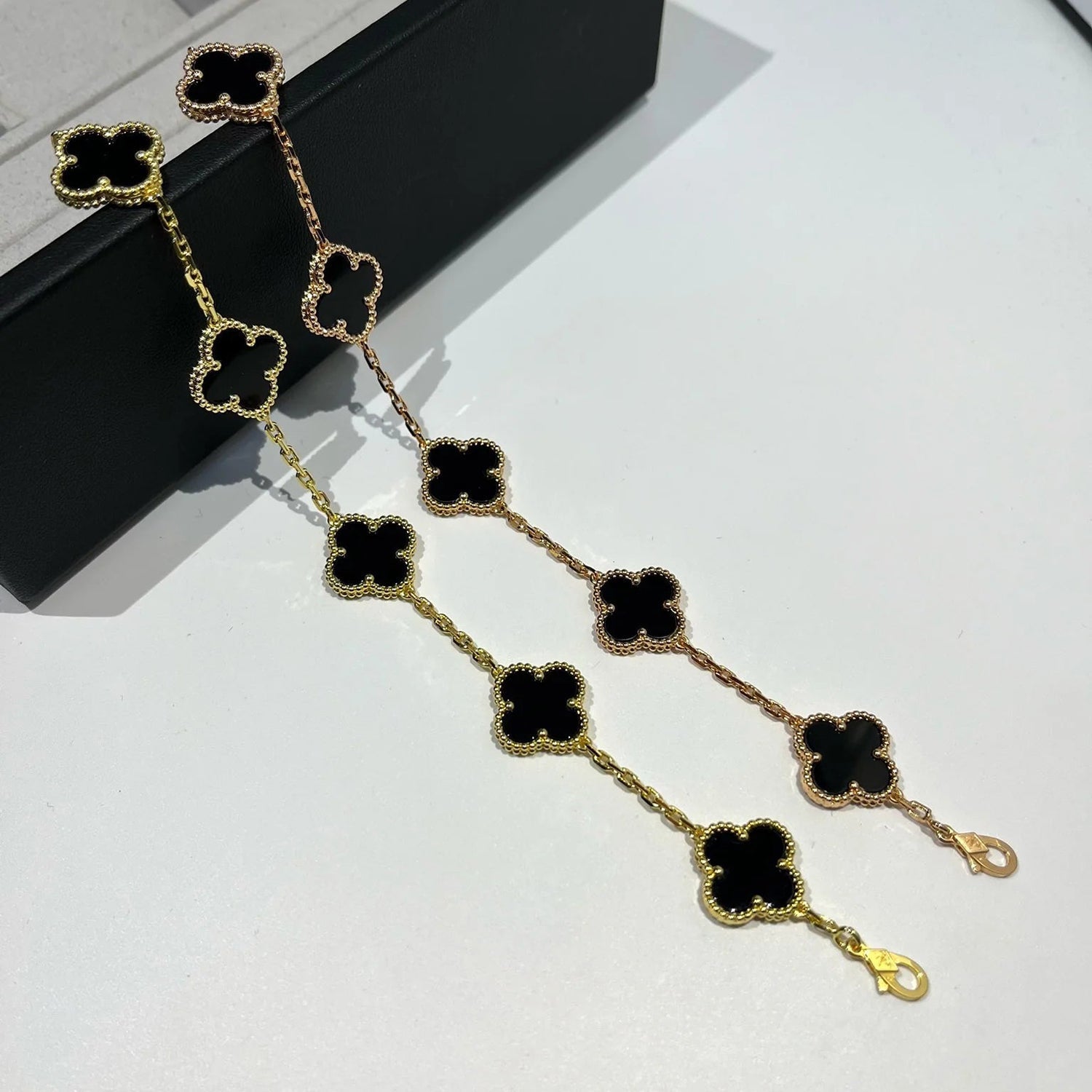 [Dream]New CLOVER 5 MOTIF ONYXS BRACELET COLLECTION