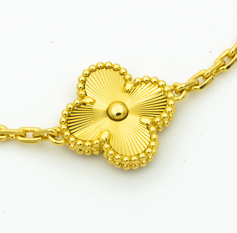 [Dream]New  CLOVER 5 MOTIF LASER BRACELET COLLECTION