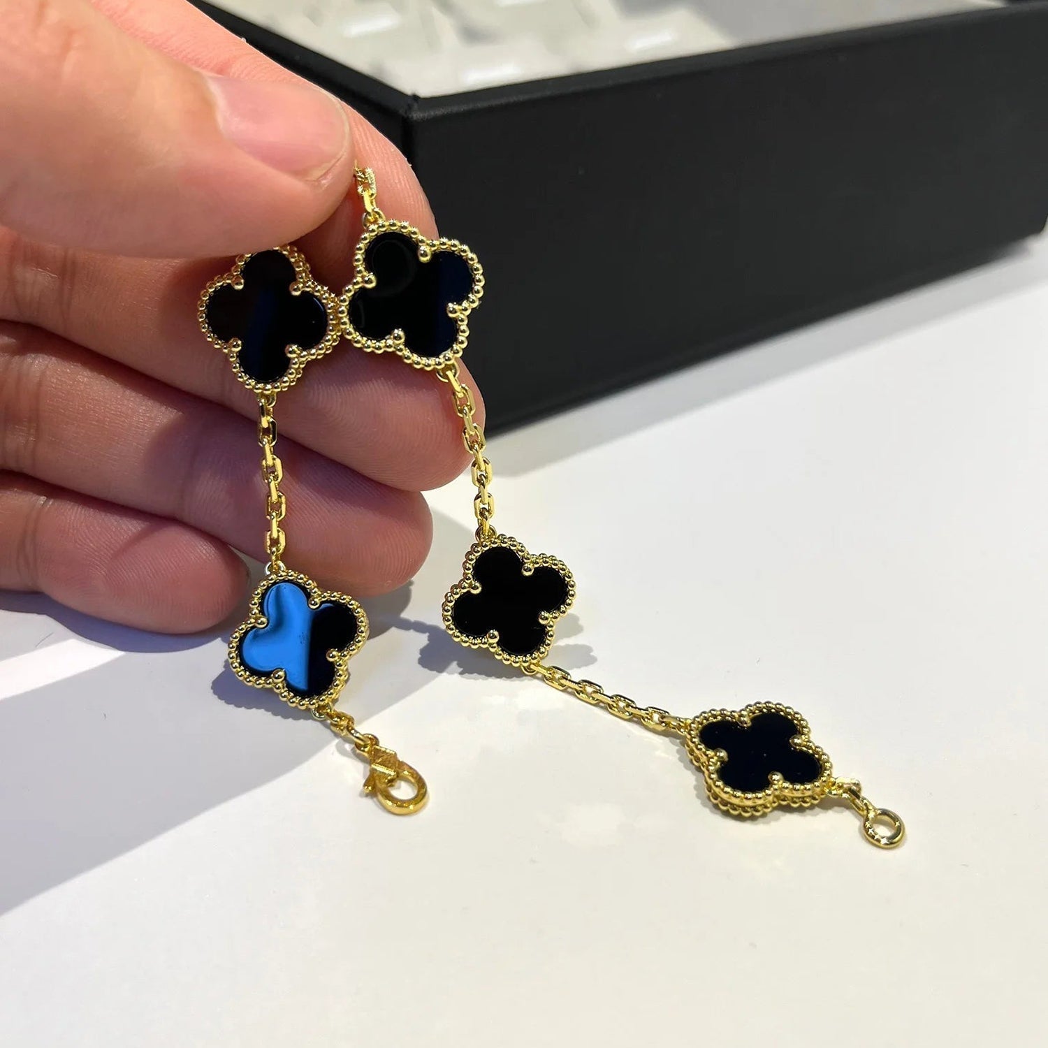 [Dream]New CLOVER 5 MOTIF ONYXS BRACELET COLLECTION