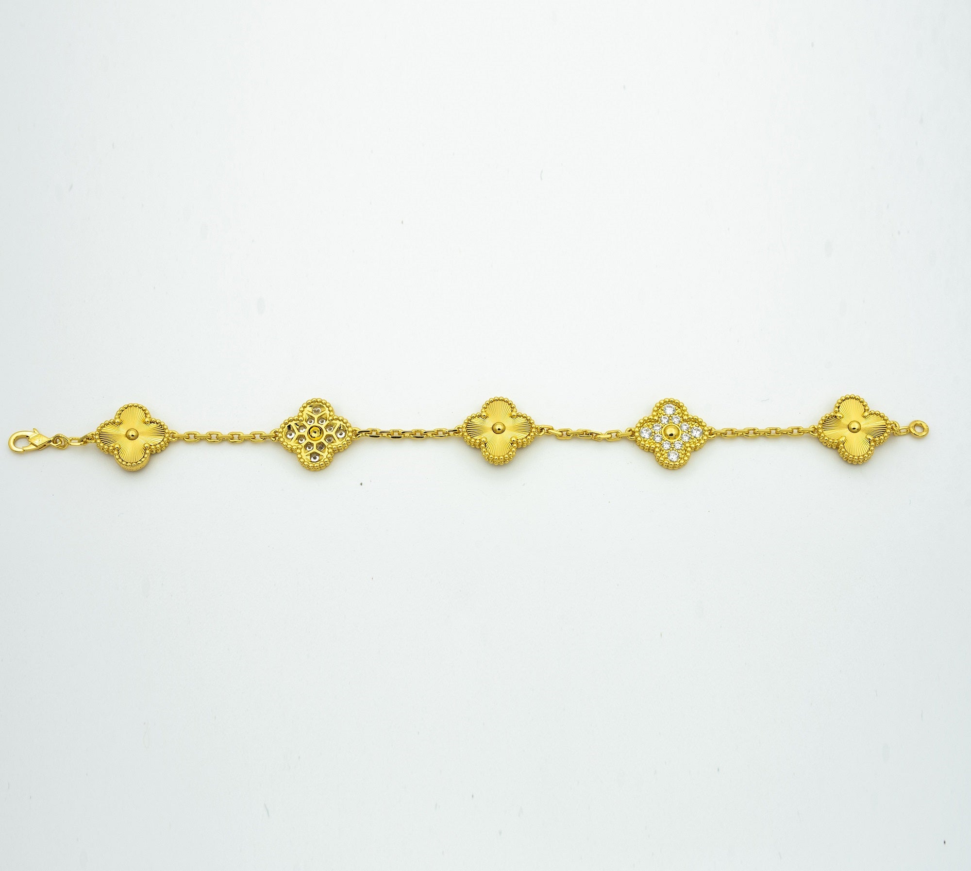 [Dream]New  CLOVER 5 MOTIF LASER BRACELET COLLECTION