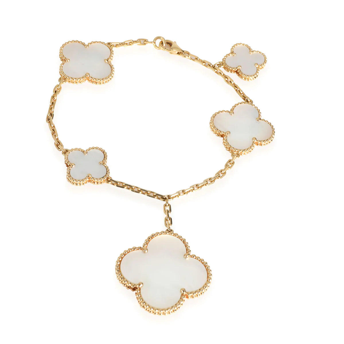 ¡®Dream¡¯MAGIC CLOVER MOP GOLD BRACELET 5 MOTIFS