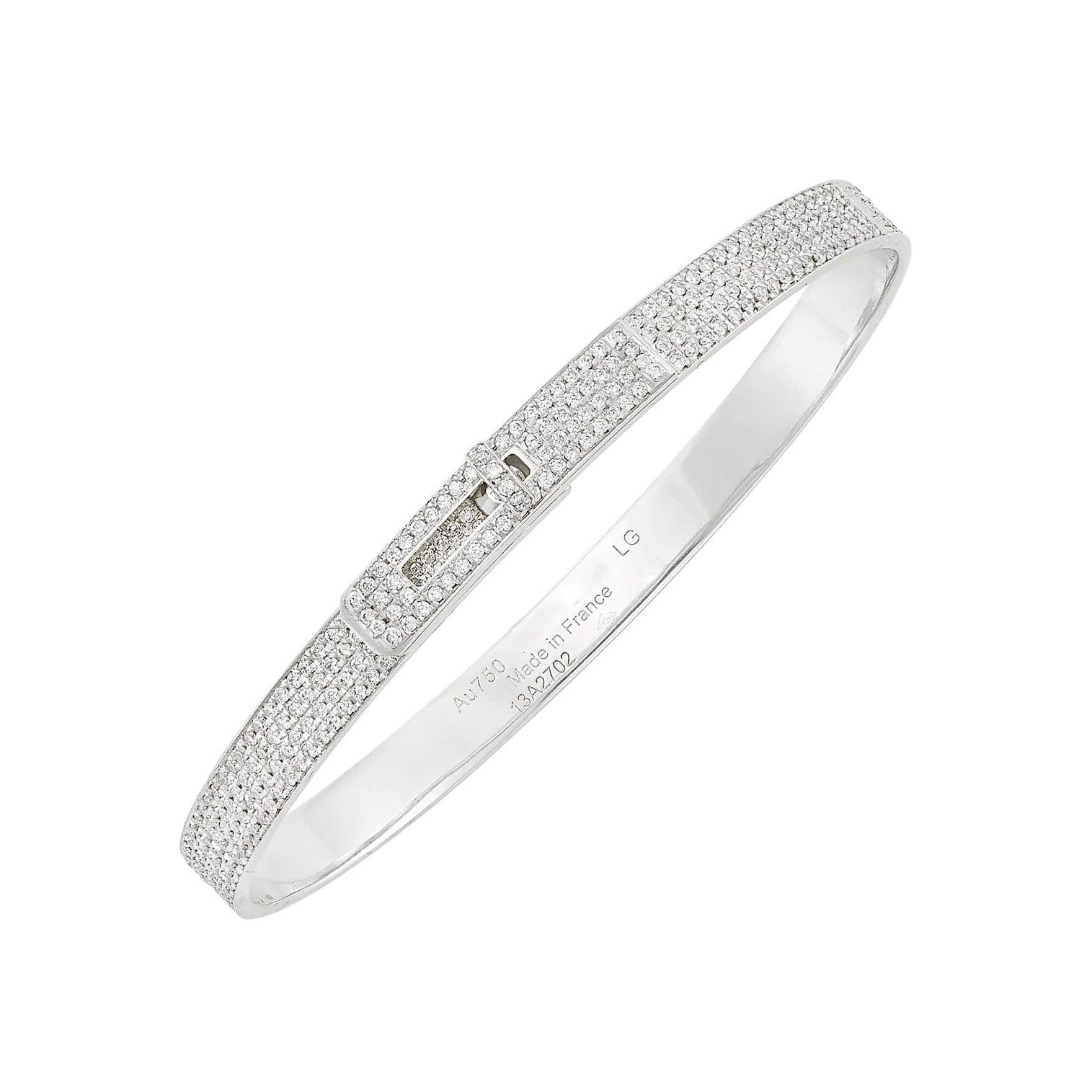 ¡®Dream¡¯HM KELLY BRACELET IN SILVER AND FULL PAVE DIAMOND