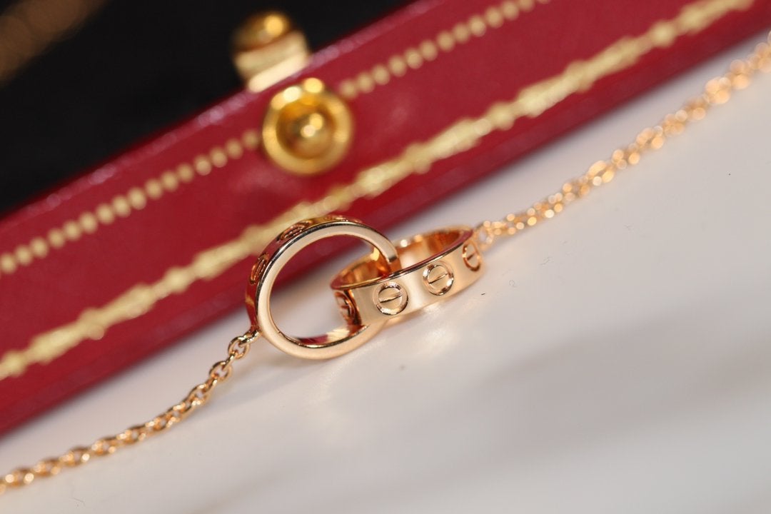 ¡®Dream¡¯LOVE NECKLACE PINK GOLD AND SILVER
