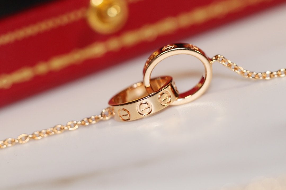 ¡®Dream¡¯LOVE NECKLACE PINK GOLD AND SILVER