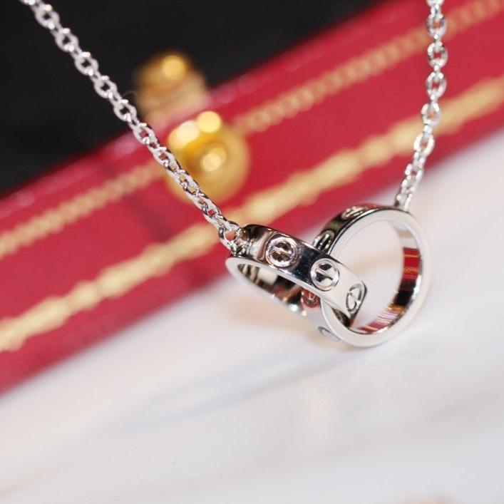 ¡®Dream¡¯LOVE NECKLACE PINK GOLD AND SILVER