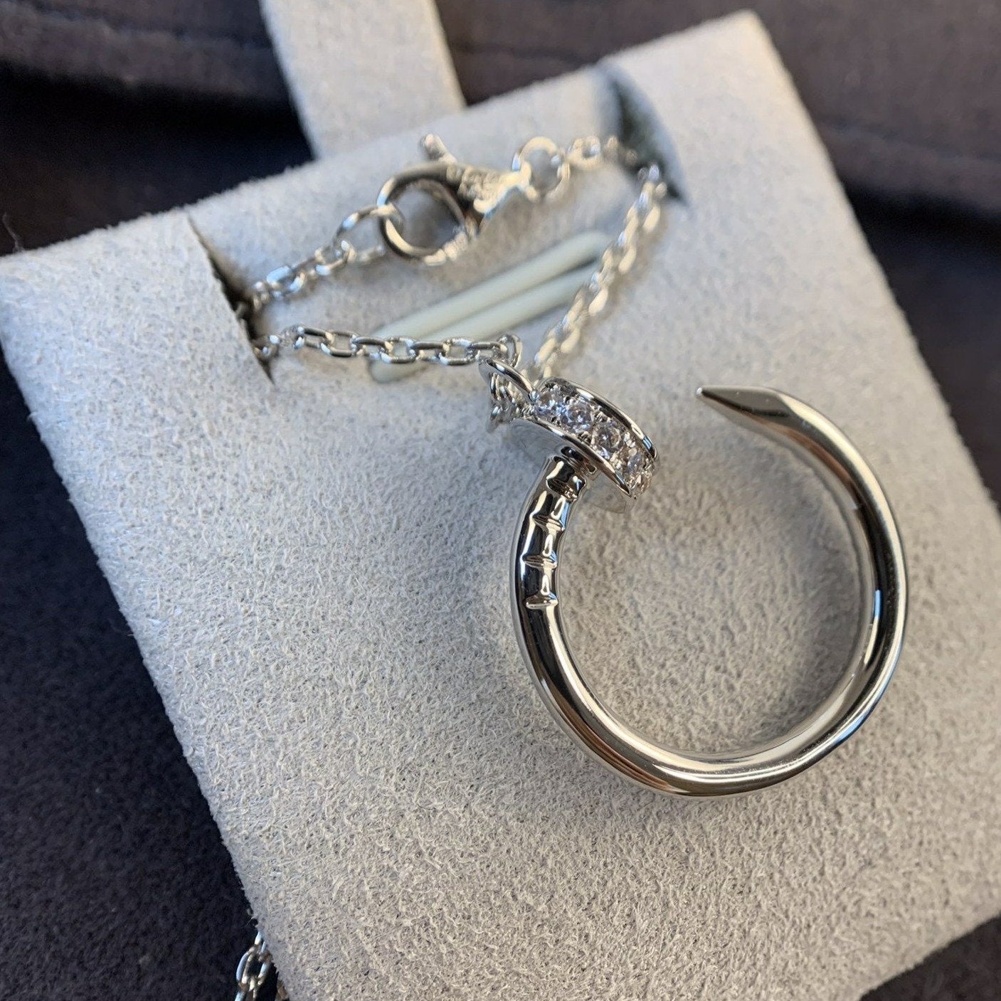 ¡®Dream¡¯JUSTE NECKLACE SILVER DIAMONDS