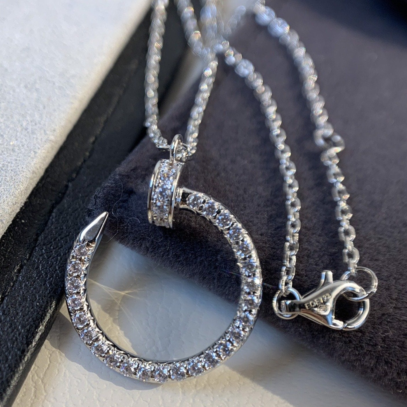¡®Dream¡¯JUSTE NECKLACE SILVER DIAMONDS