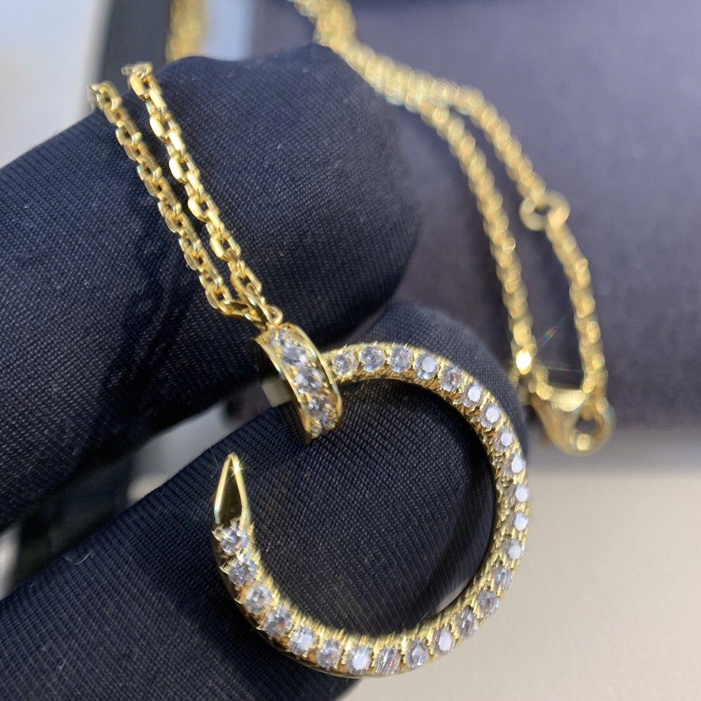 ¡®Dream¡¯JUSTE NECKLACE GOLD DIAMONDS