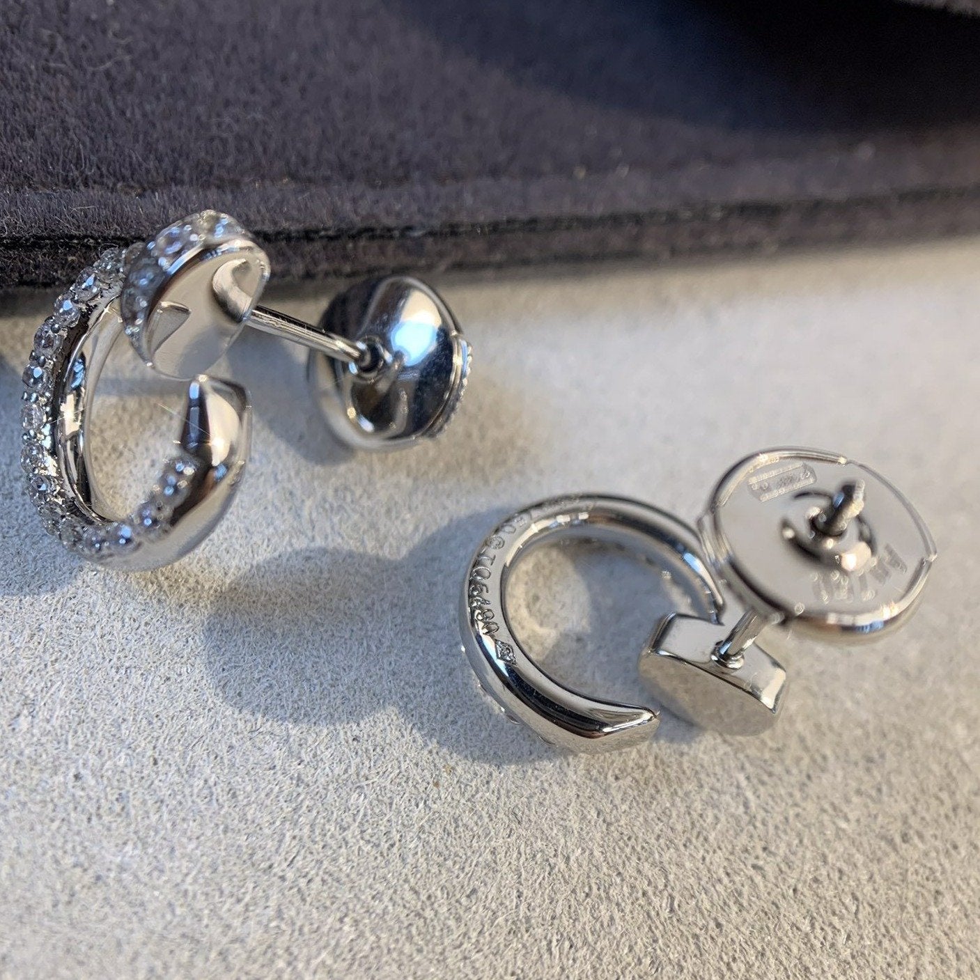 ¡®Dream¡¯JUSTE EARRINGS SILVER DIAMONDS