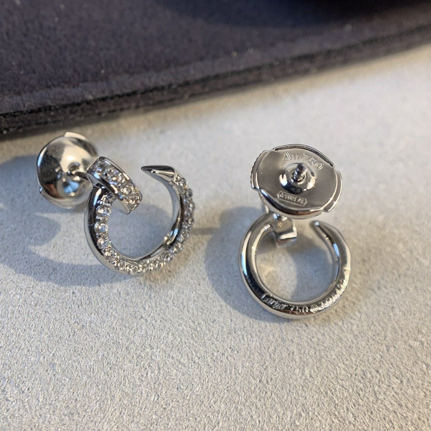 ¡®Dream¡¯JUSTE EARRINGS SILVER DIAMONDS