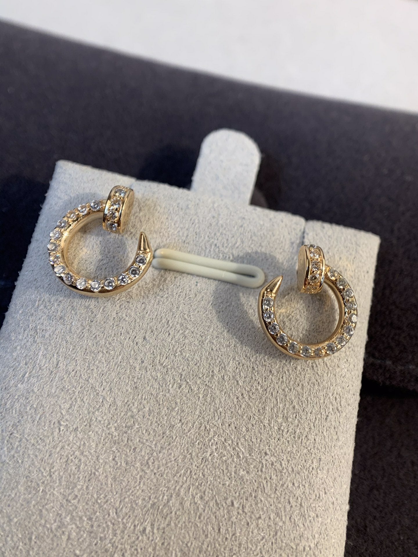¡®Dream¡¯JUSTE EARRINGS GOLD DIAMONDS