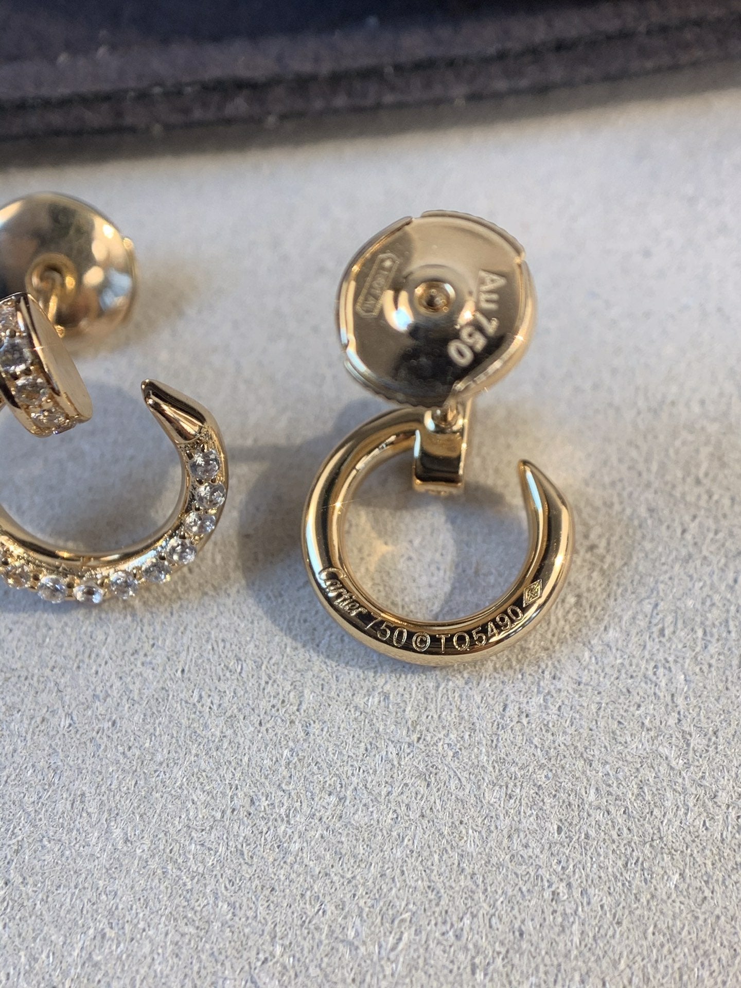 ¡®Dream¡¯JUSTE EARRINGS GOLD DIAMONDS