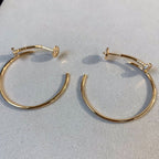 ¡®Dream¡¯JUSTE EARRINGS GOLD DIAMONDS 1.8MM