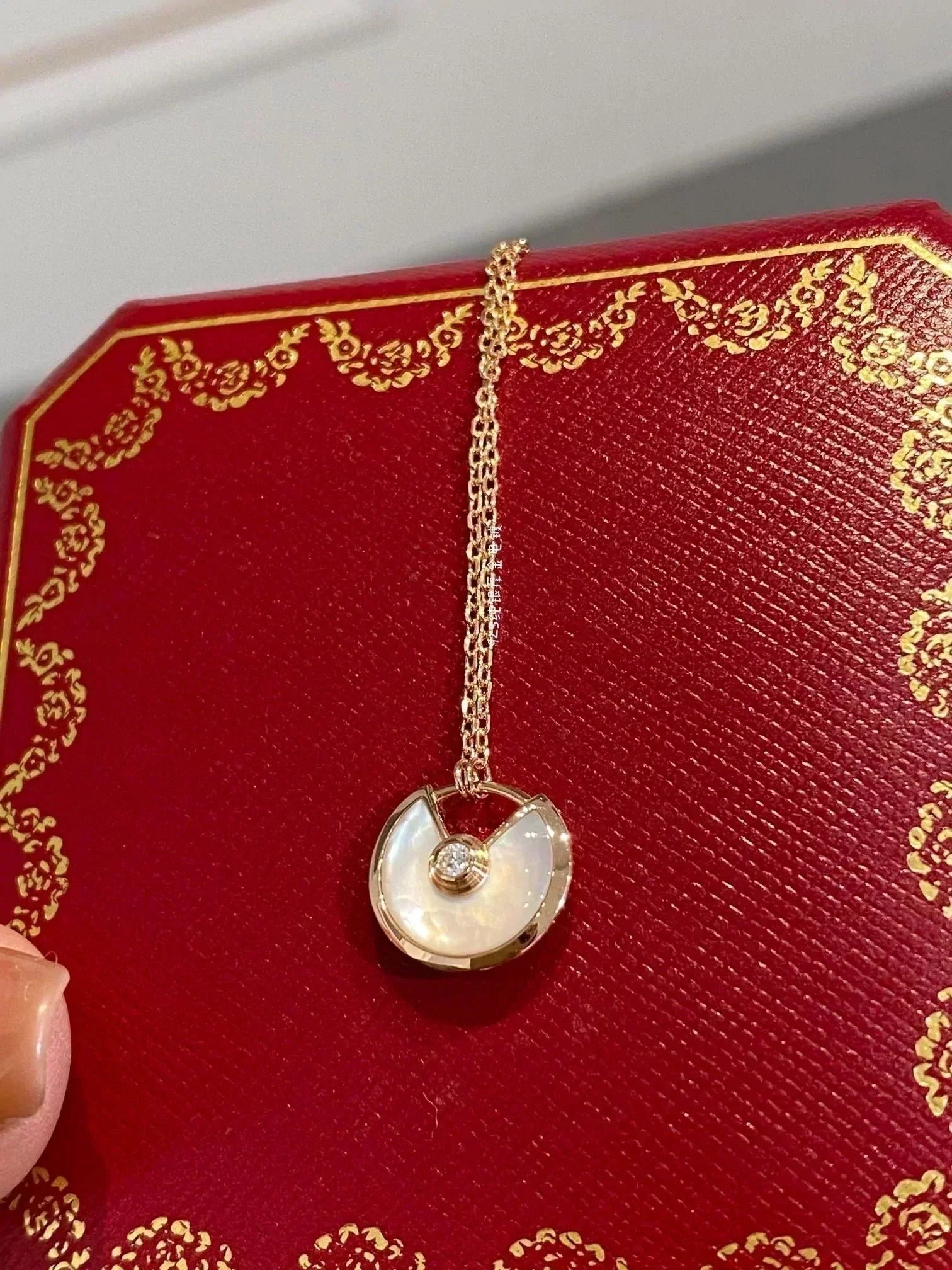 ¡®Dream¡¯AMULETTE ROSE GOLD MOP NECKLACE