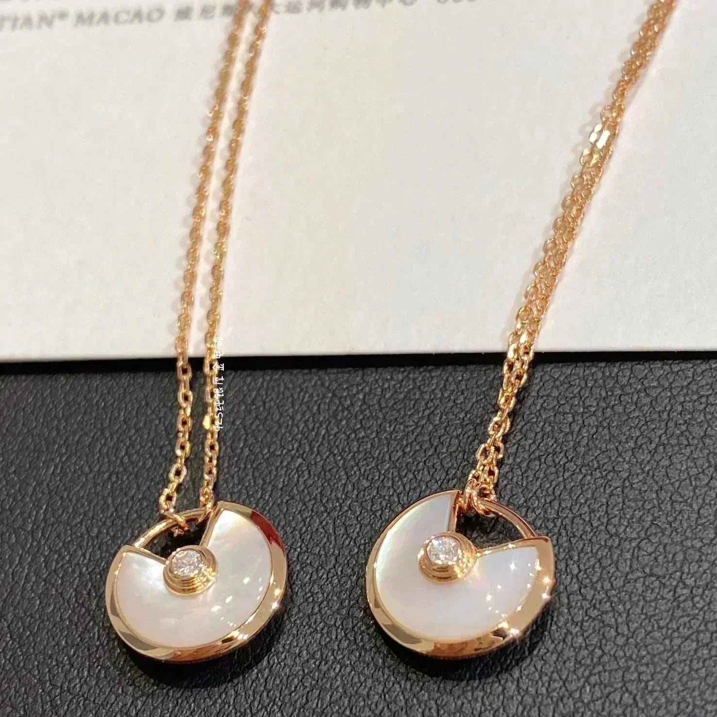 ¡®Dream¡¯AMULETTE ROSE GOLD MOP NECKLACE