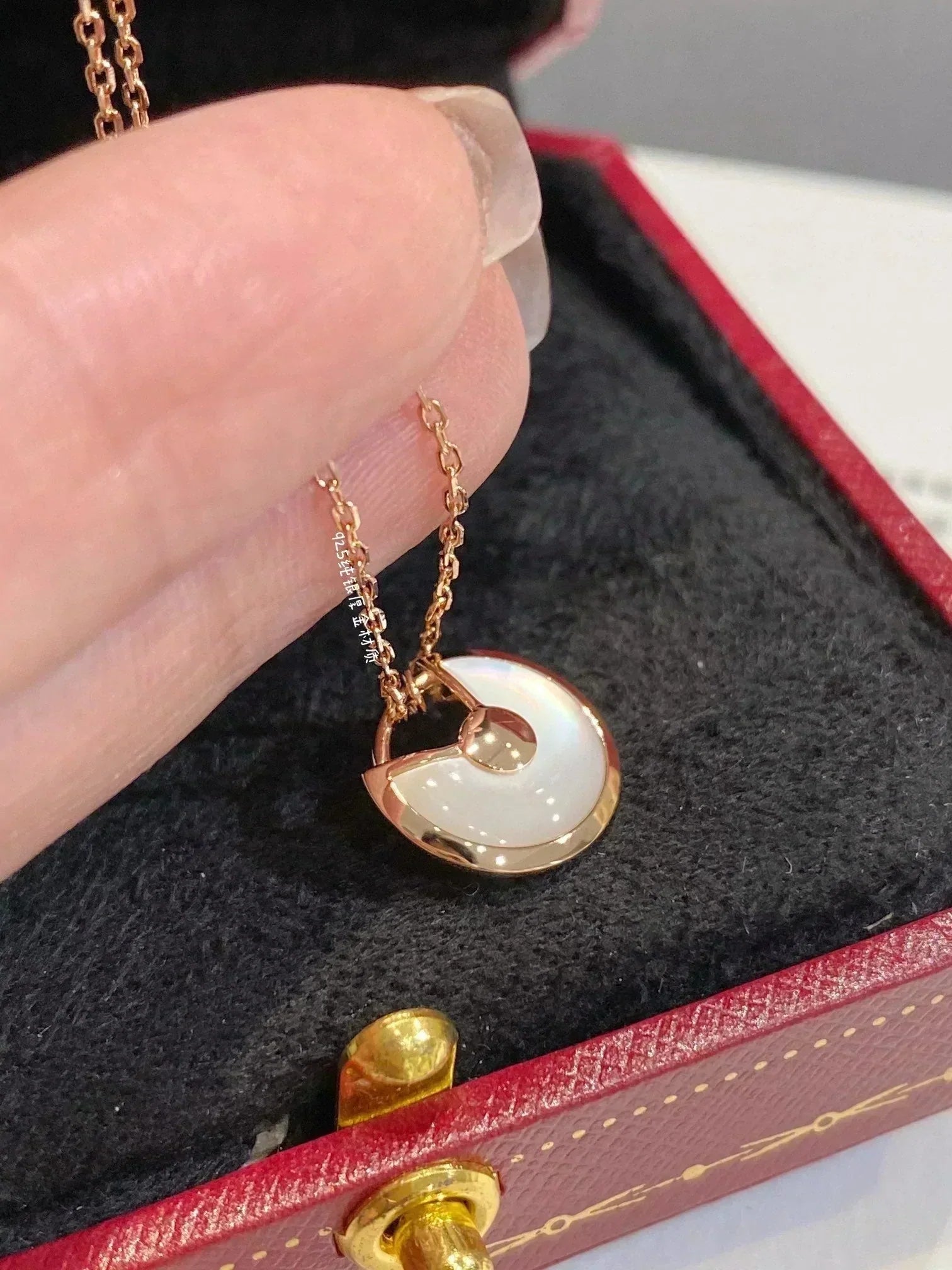 ¡®Dream¡¯AMULETTE ROSE GOLD MOP NECKLACE