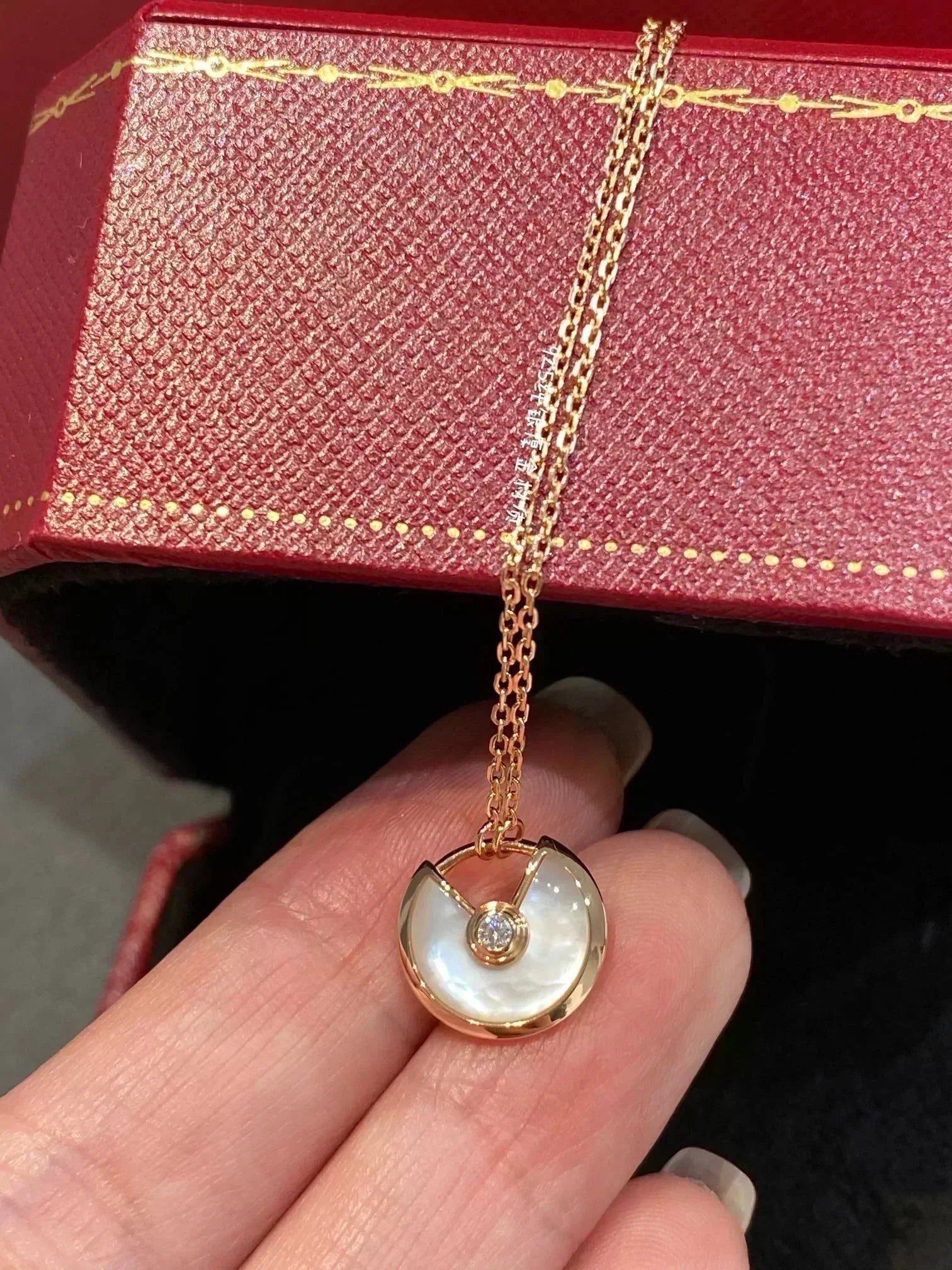 „Dream“ AMULETT ROSÉGOLD MOP HALSKETTE
