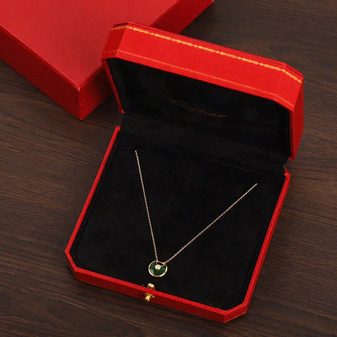 ¡®Dream¡¯AMULETTE GOLD MALACHITE NECKLACE