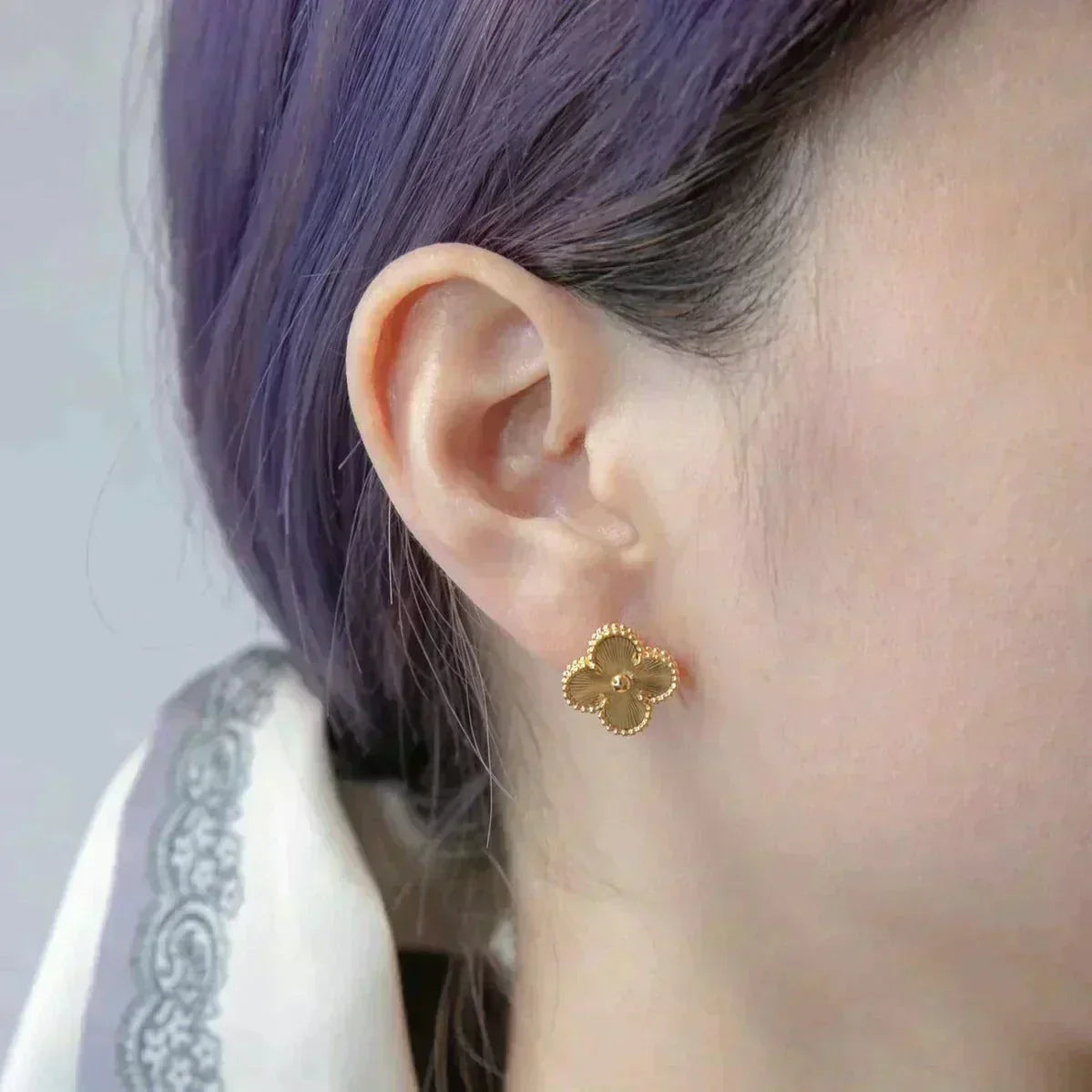 ®Dream¡¯CLOVER MEDIUM 1 MOTIFS LASER OHRRINGE