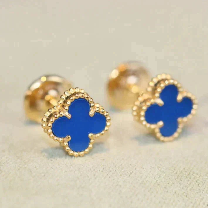 ¡®Dream¡¯CLOVER MINI 9.5MM TURQUOISE EARRINGS
