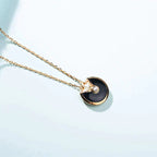 „Dream“-AMULETT-HALSKE.TTE GOLD KARNEOL ONYX