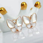 ¡®Dream¡¯BUTTERFLY MOP DIAMOND EARRINGS