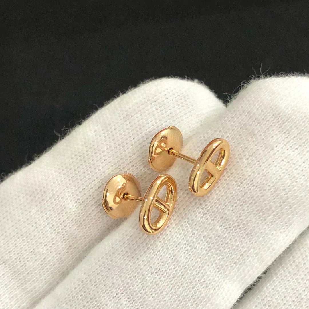 ¡®Dream¡¯CHAINE SMALL EARRINGS GOLD AND SILVER