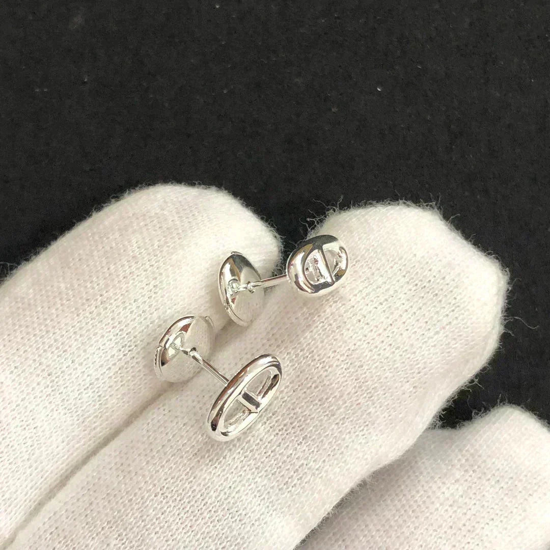 ¡®Dream¡¯CHAINE SMALL EARRINGS GOLD AND SILVER