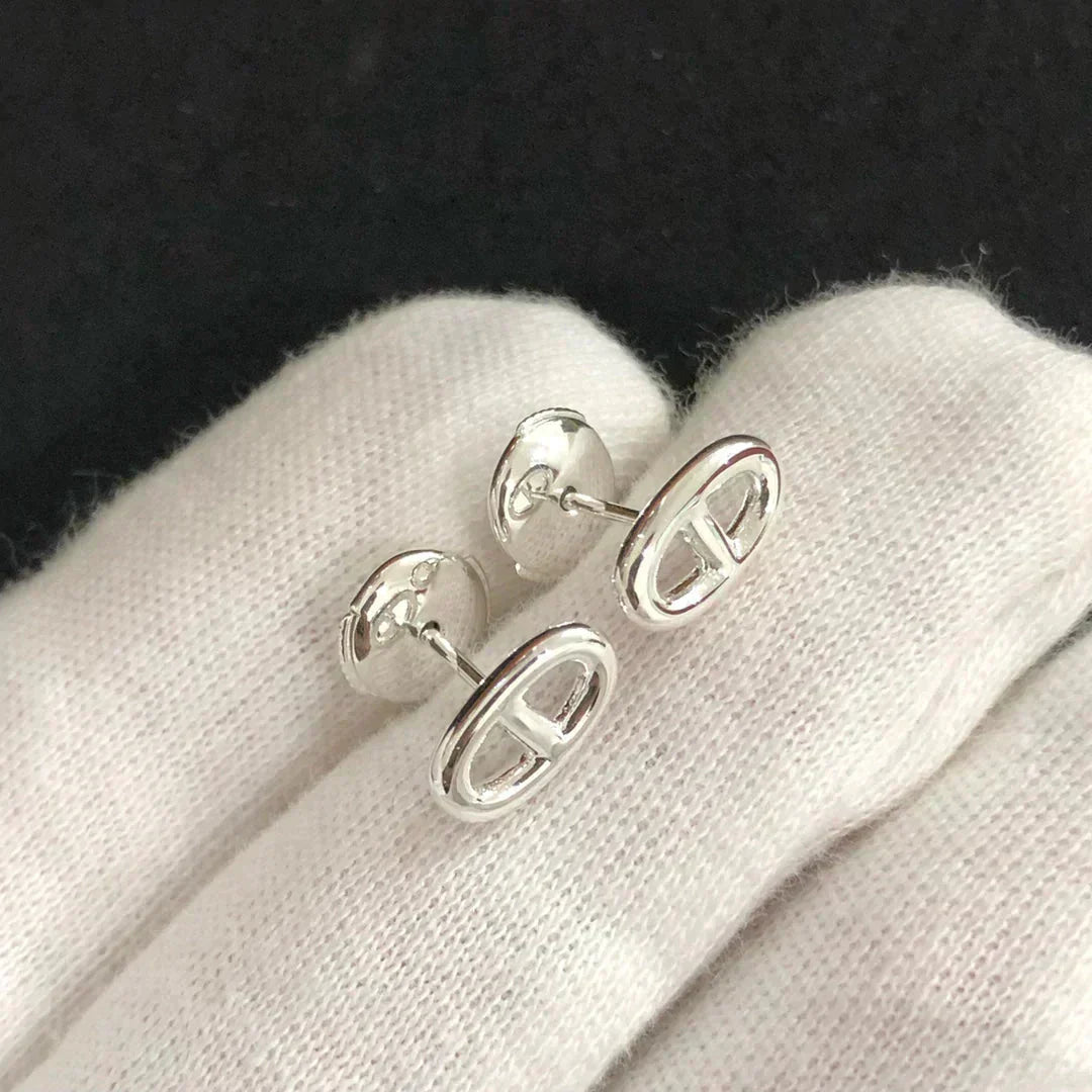 ¡®Dream¡¯CHAINE SMALL EARRINGS GOLD AND SILVER