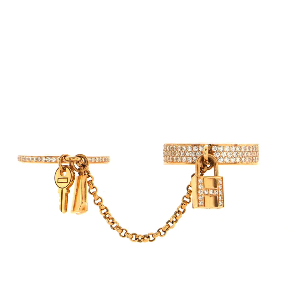 ¡®Dream¡¯HM KELLY CLOCHETTE DOUBLE RING IN  WITH DIAMONDS