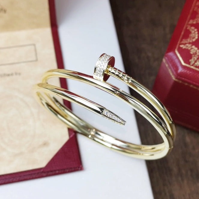 ¡®Dream¡¯JUSTE BRACELET 3.5MM DOUBLE ROW DIAMOND