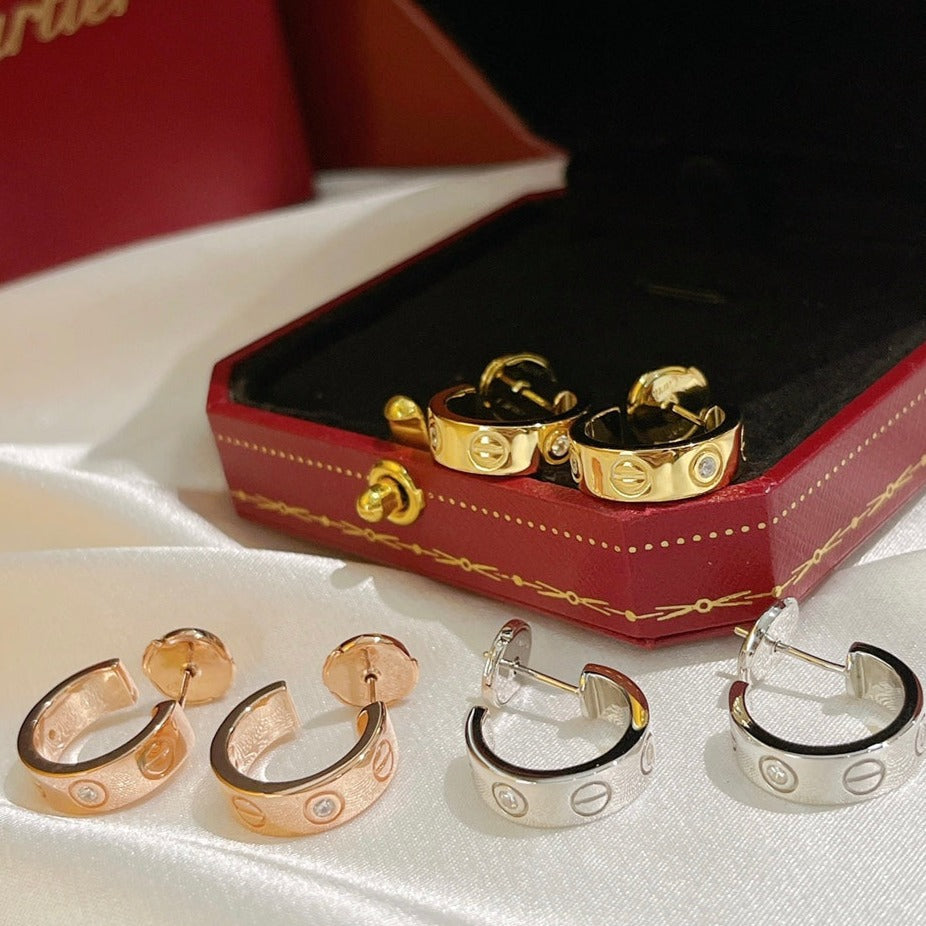 ¡®Dream¡¯LOVE EARRINGS 5.7MM 2 DIAMONDS