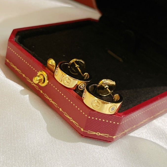 ¡®Dream¡¯LOVE EARRINGS 5.7MM 2 DIAMONDS