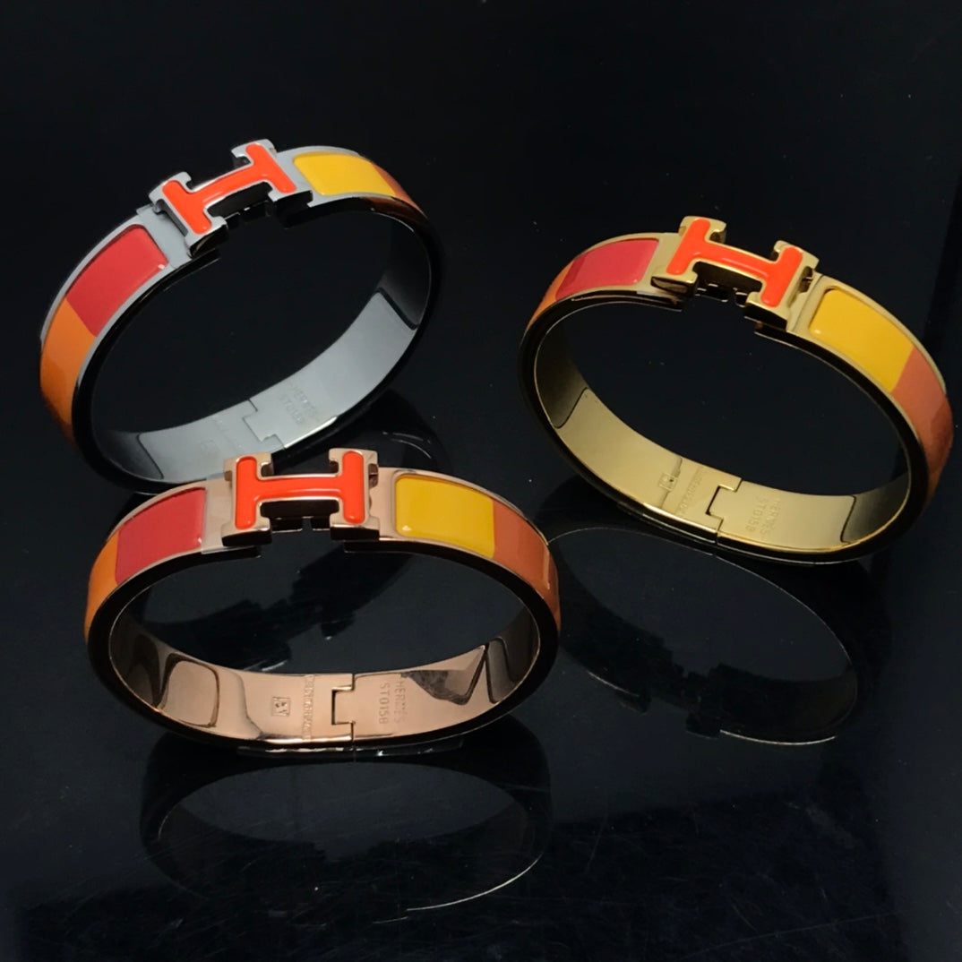 ¡®Dream¡¯H BRACELET ORANGE RAINBOW CERAMIC