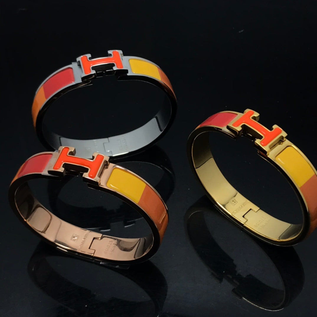 ¡®Dream¡¯H BRACELET ORANGE RAINBOW CERAMIC