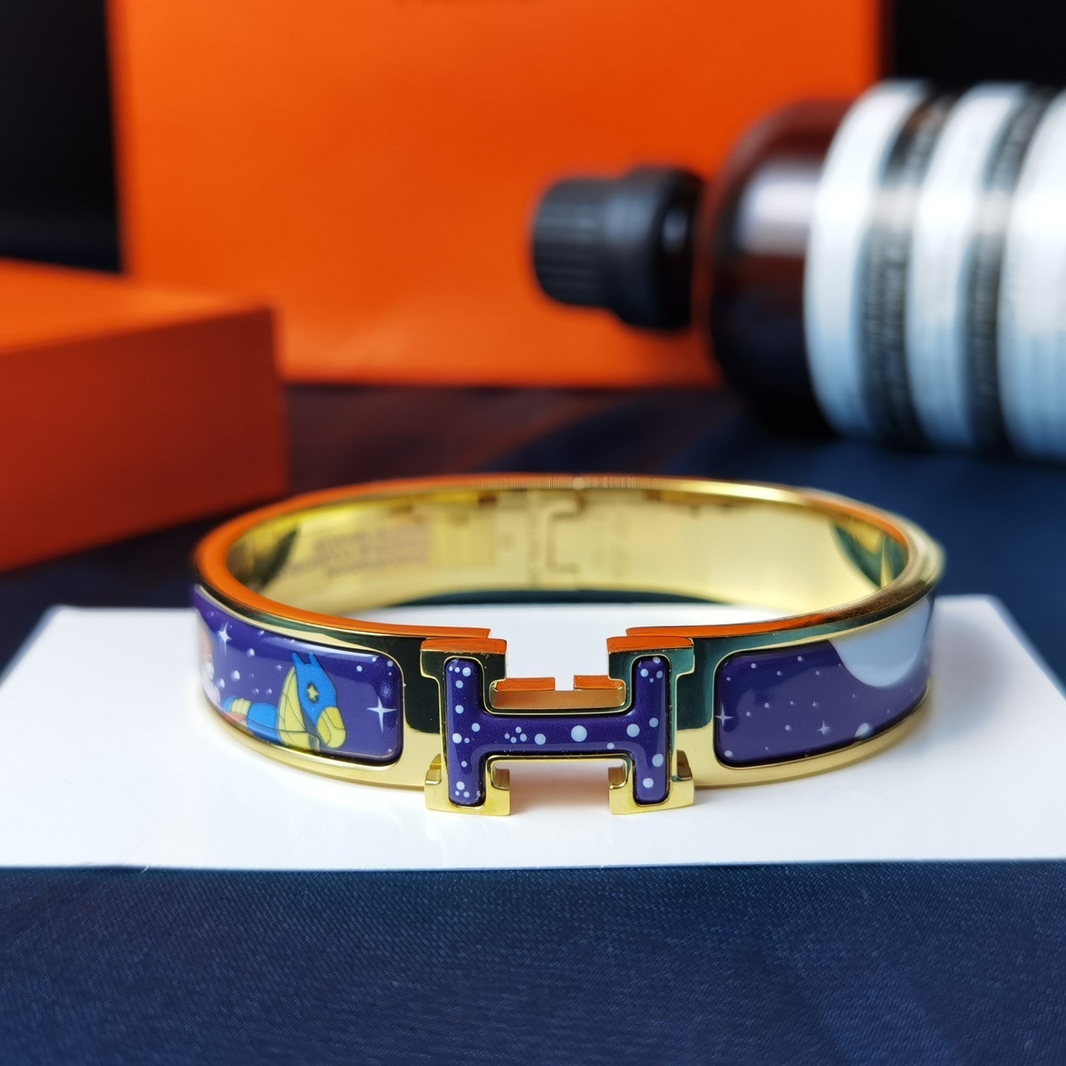 ¡®Dream¡¯H STAR AND MOON BRACELET 12MM