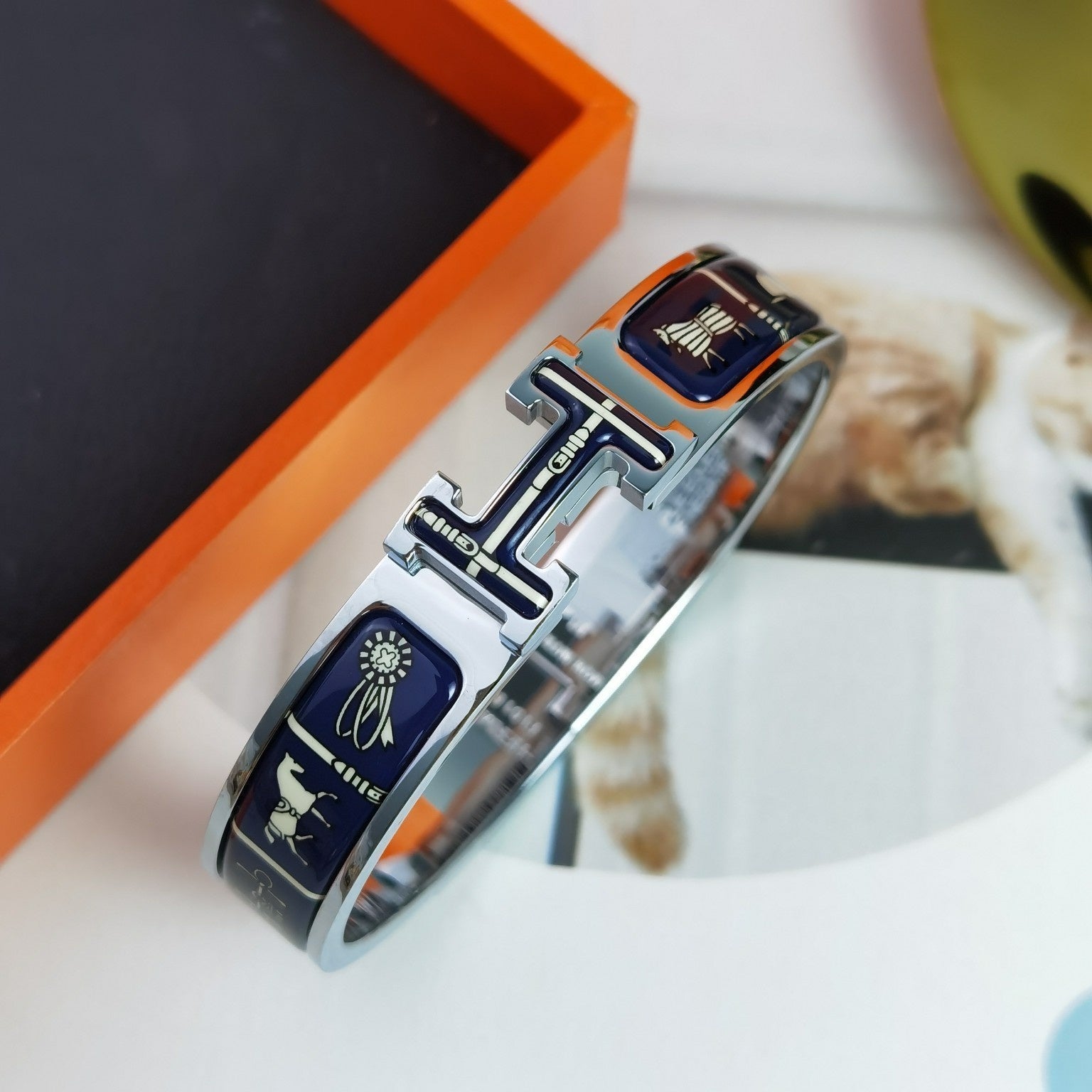 ¡®Dream¡¯H COUVERTURES DARK BLUE BRACELET