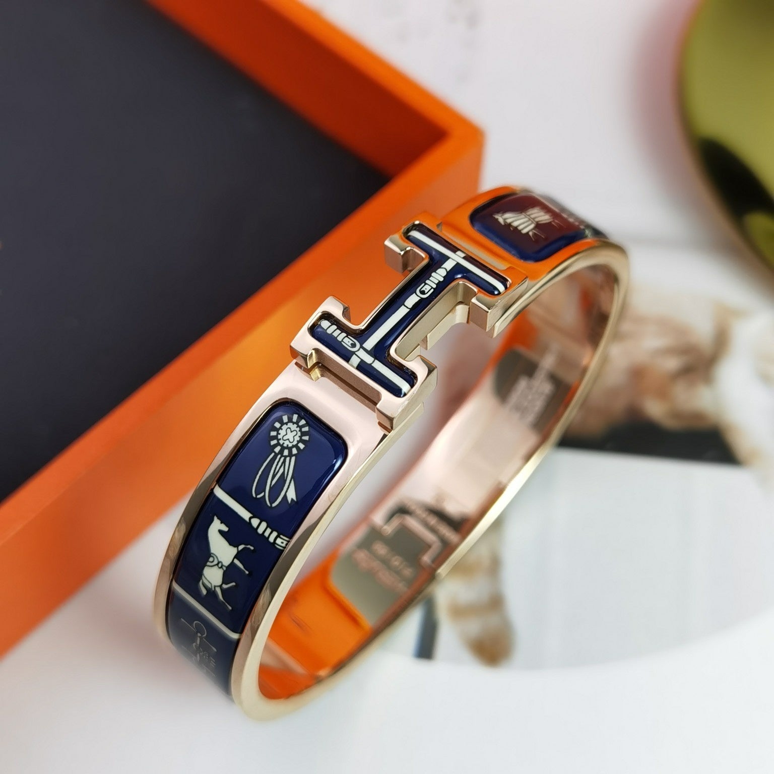 ¡®Dream¡¯H COUVERTURES DARK BLUE BRACELET