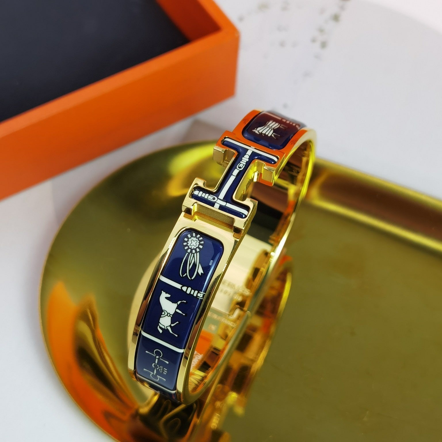 ¡®Dream¡¯H COUVERTURES DARK BLUE BRACELET
