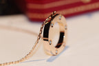 ¡®Dream¡¯LOVE HALSKETTE 16MM 6 DIAMANTEN ROSÉGOLD