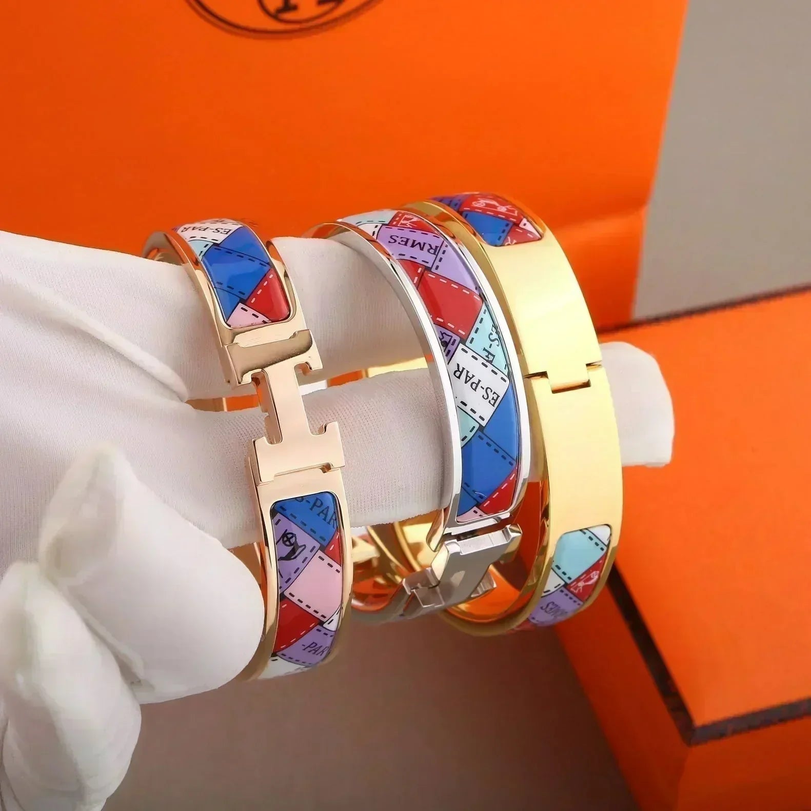 ¡®Dream¡¯H BRACELET DOTTED BORDER 12MM