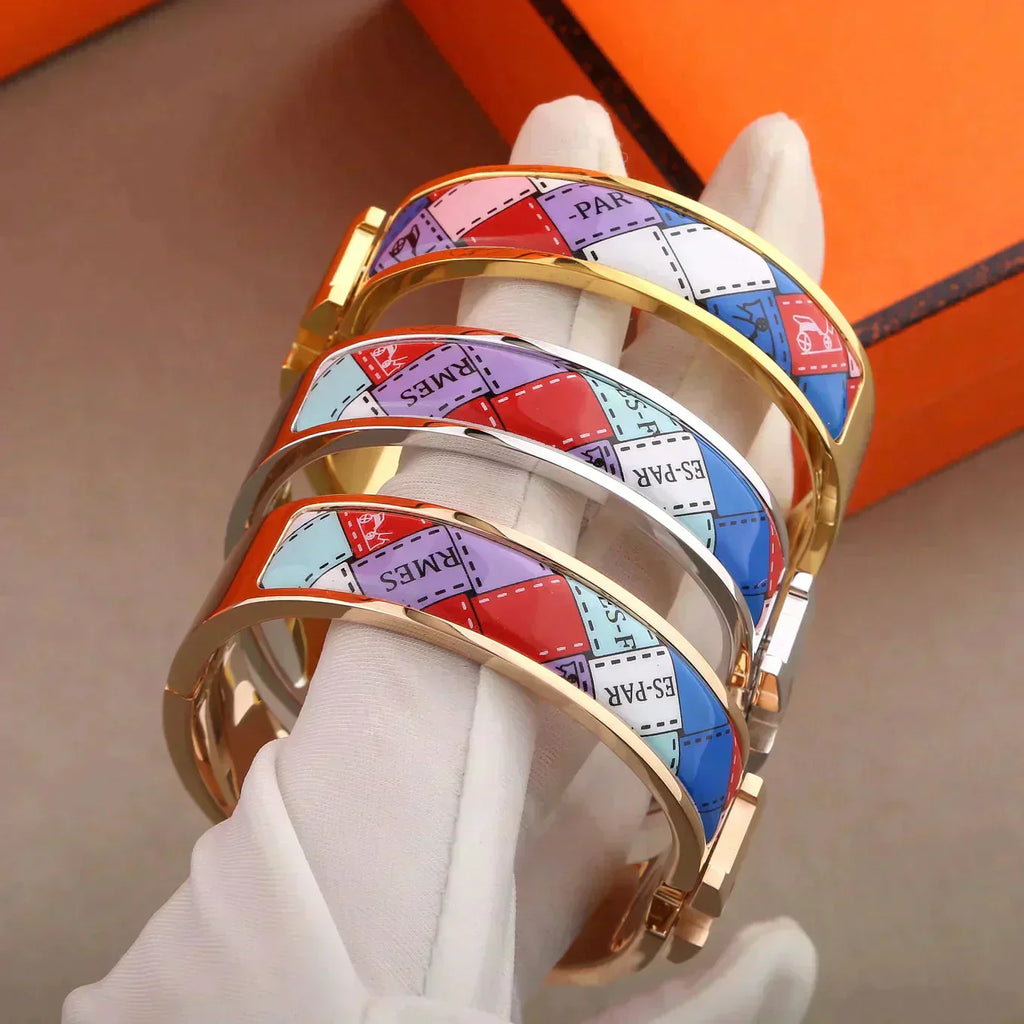 ¡®Dream¡¯H BRACELET DOTTED BORDER 12MM