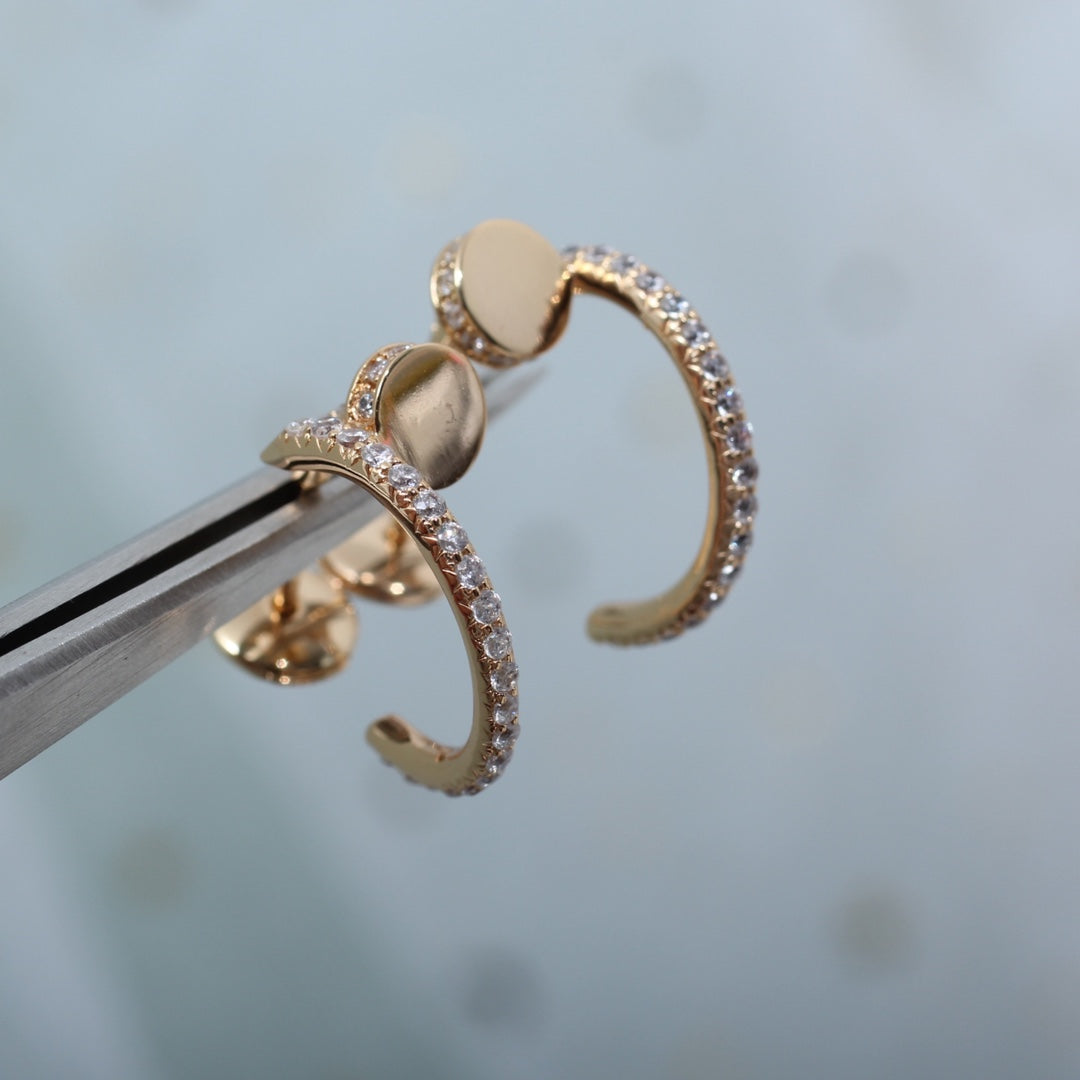 ¡®Dream¡¯JUSTE EARRINGS 12.75MM PINK GOLD DIAMOND
