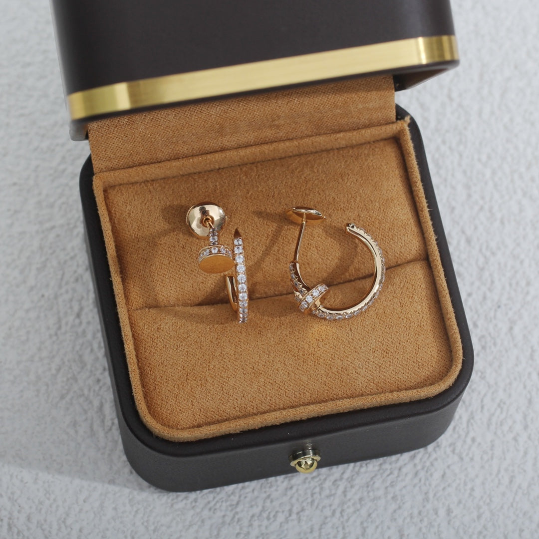 ¡®Dream¡¯JUSTE EARRINGS 12.75MM PINK GOLD DIAMOND